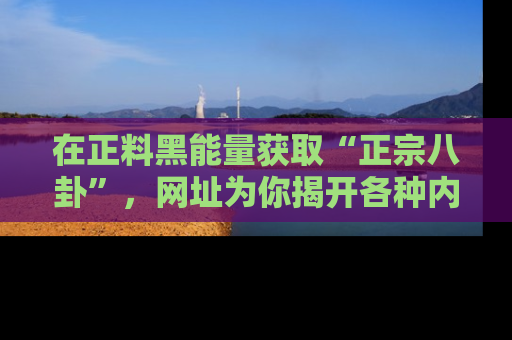 在正料黑能量获取“正宗八卦”，网址为你揭开各种内幕故事！